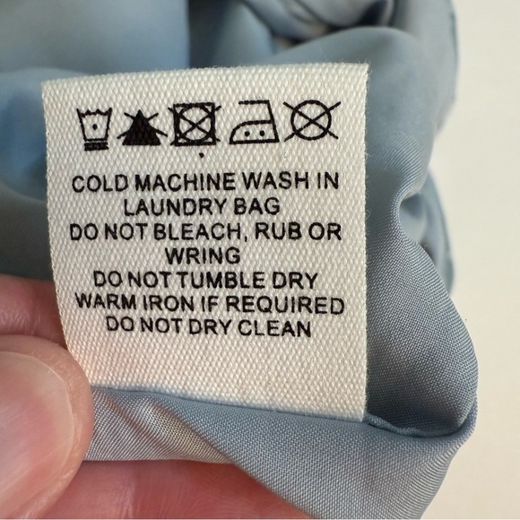 Princess Polly Light Blue Strapless mini Dress size 4 lined homecoming party - Picture 8 of 8